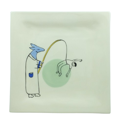 Assiette carrée petite