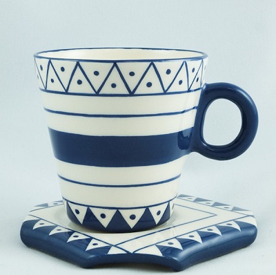 Tasse  caf avec sous tasse